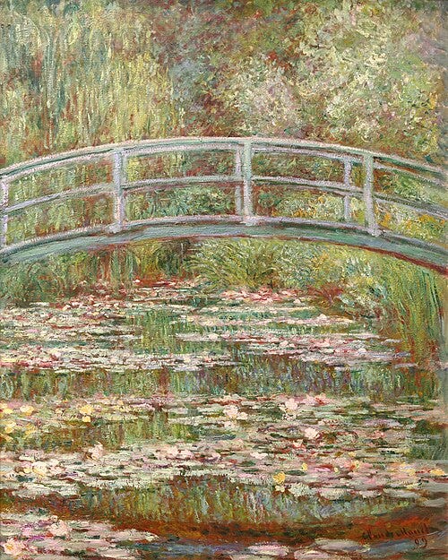 Claude Monet, Bridge over a Pond of Water Lilies, 1899, The Metropolitan Museum of Art