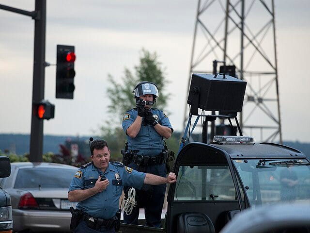 St. Paul Police announce Black Lives Matter protest to be an unlawful assembly. Wikimedia Commons.
