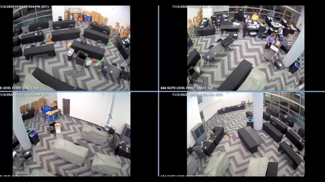 Video from Atlanta shows votes being counted from hidden suitcases after  poll workers told to leave