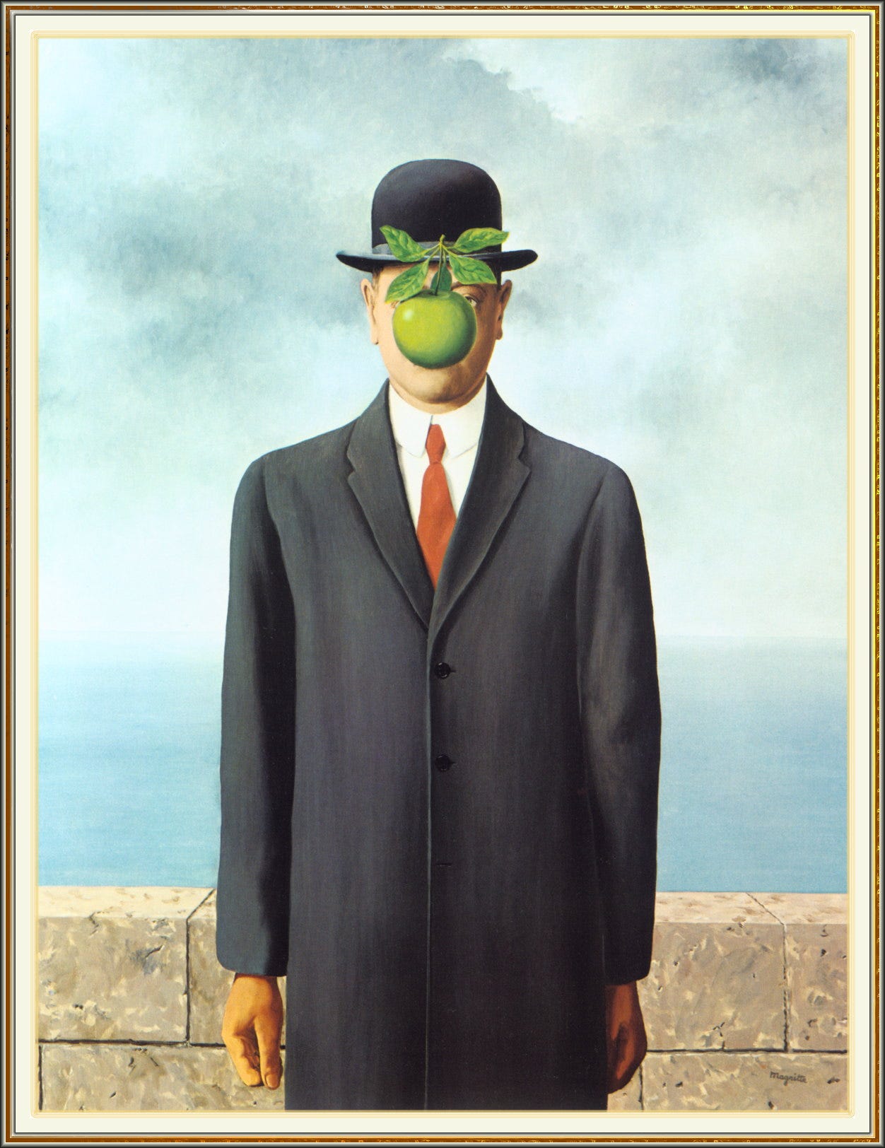 René Magritte, The Son of Man, 1964. Private collection.