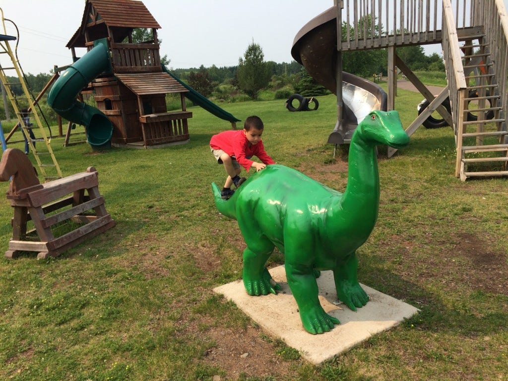 Playground at Munger Trail in Mahtowa