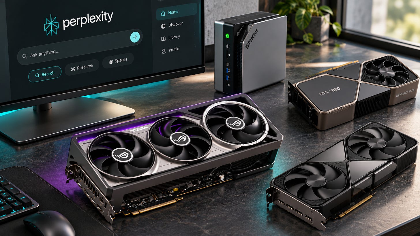 Perplexity Portable Computer AMD: 64GB, 128GB, or RTX?