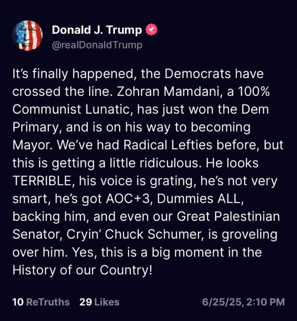 The Unknown Podcast 44: Trump’s Iran bombing, Diddy’s RICO trial, gang politics, and NYC's socialist shake-up. Luthmann and Volpe unfiltered.