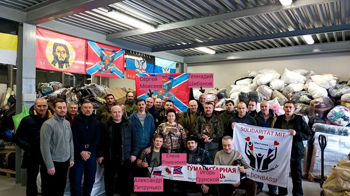 The Insider: Get, fascist, humanitarian aid. How German "philanthropists" supply the Russian army through neo-Nazis 