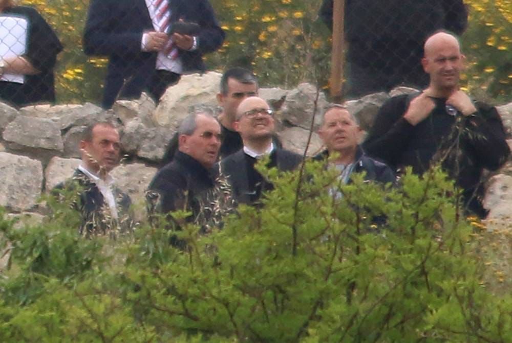 From left: Alfred Degiorgio and Vincent Muscat, and second from right, George Degiorgio From left: Alfred Degiorgio and Vincent Muscat, and second from right, George Degiorgio