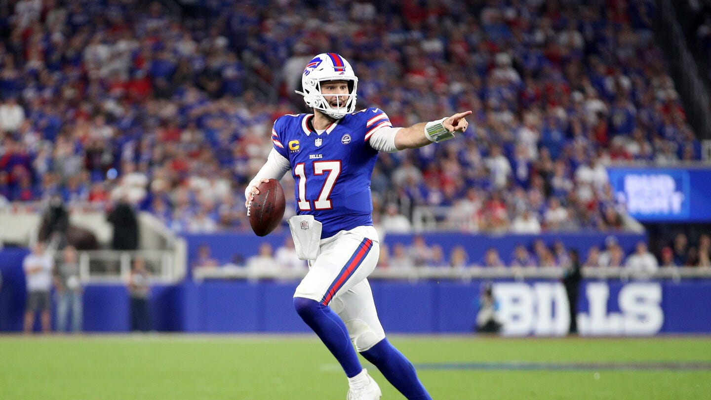 Thursday Night Football: Josh Allen, Bills running over Lions, up 27-10 at halftime - NBC Sports Thursday Night Football: Josh Allen, Bills running over Lions, up 27-10 at halftime - NBC Sports
