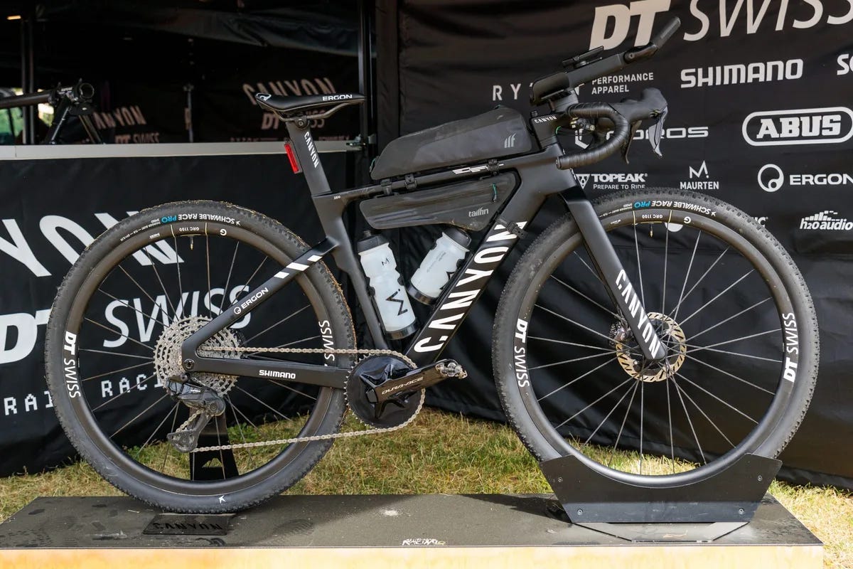 Unreleased Canyon Grail CFR at the 2026 Traka