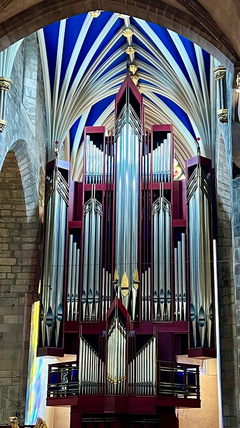Views inside St. Giles Cathedral, Edinburgh