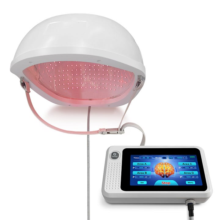 Transcranial laser light helmet 810 1070nm for Sale