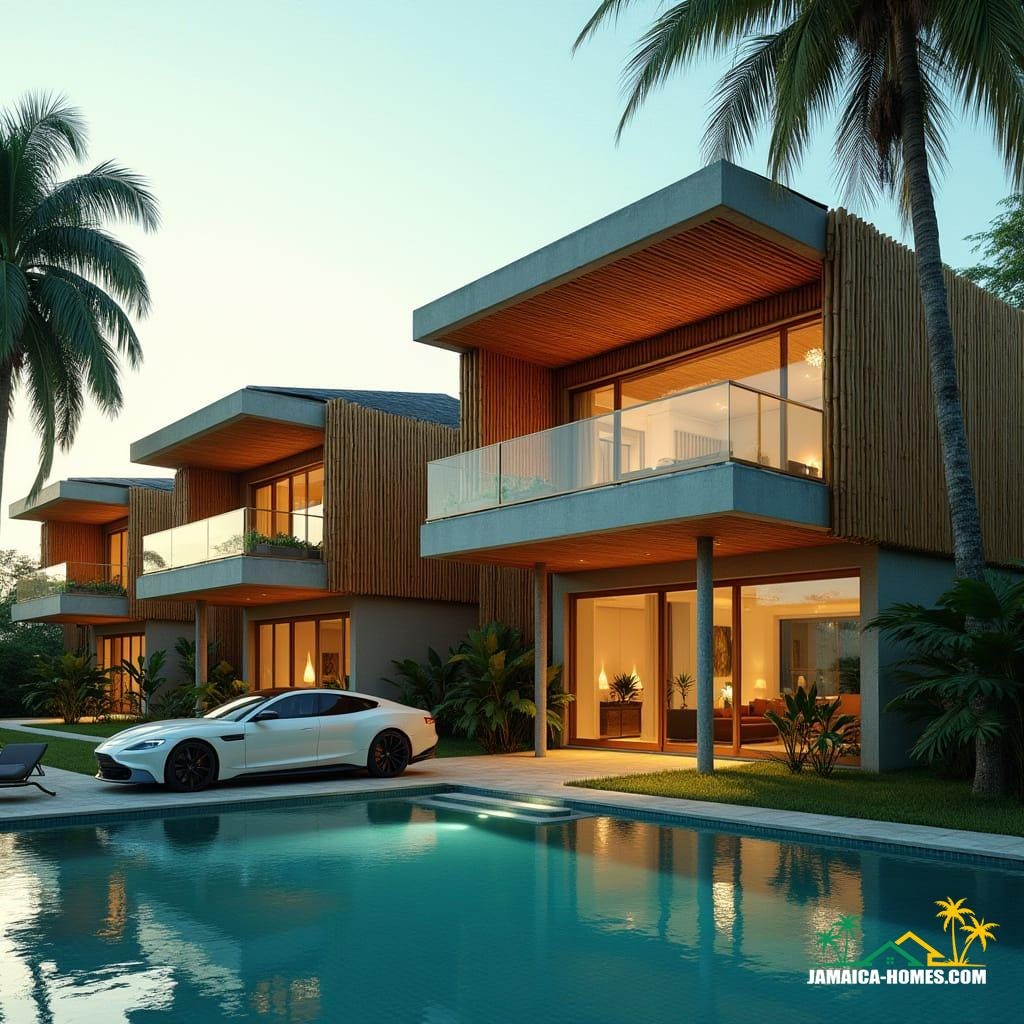 Beatiful modern h bamboo home in jamaica