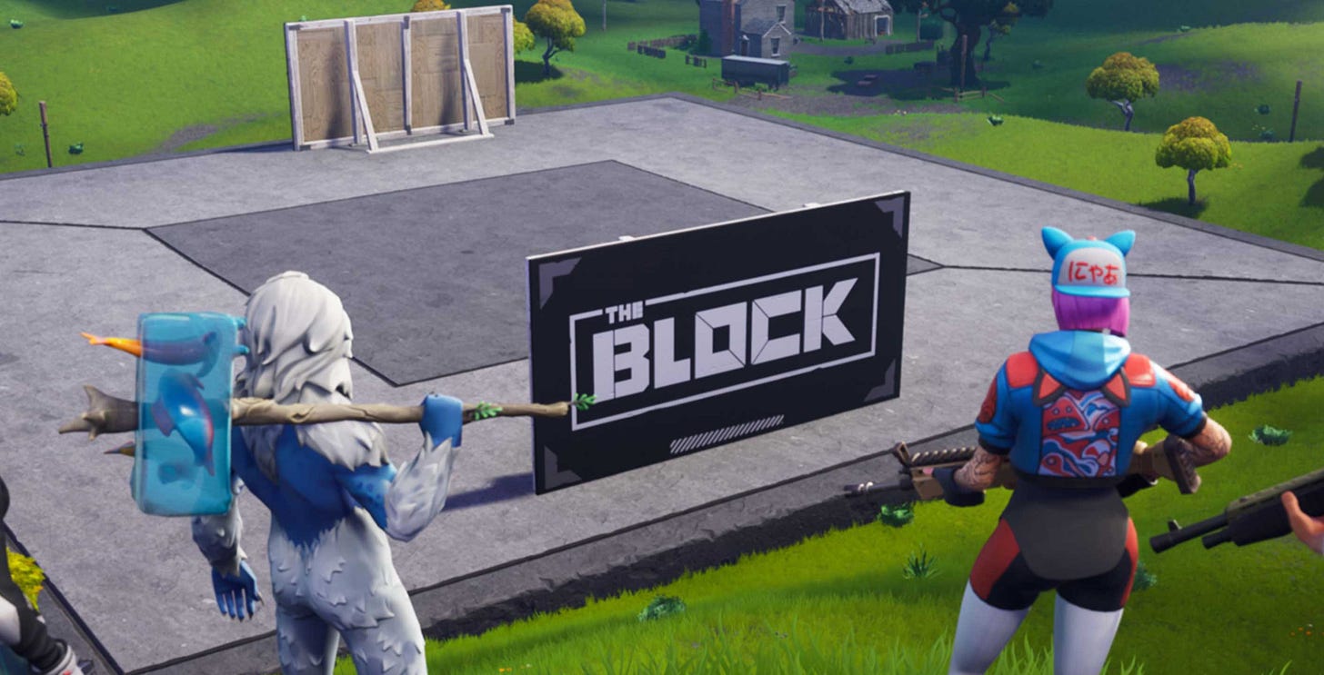 Fortnite announces 'The Block,' a new creation feature in Battle Royale mode