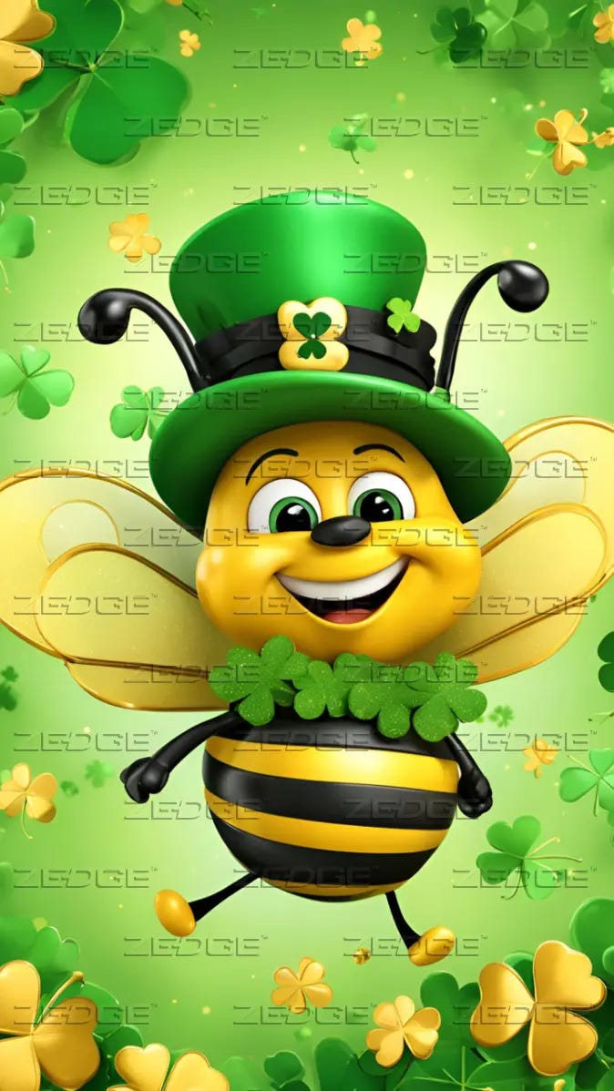 Honey bee St Patrick's Day wallpaper by St Patrick's Day By AZ - Download  on ZEDGE™ | 5e5a
