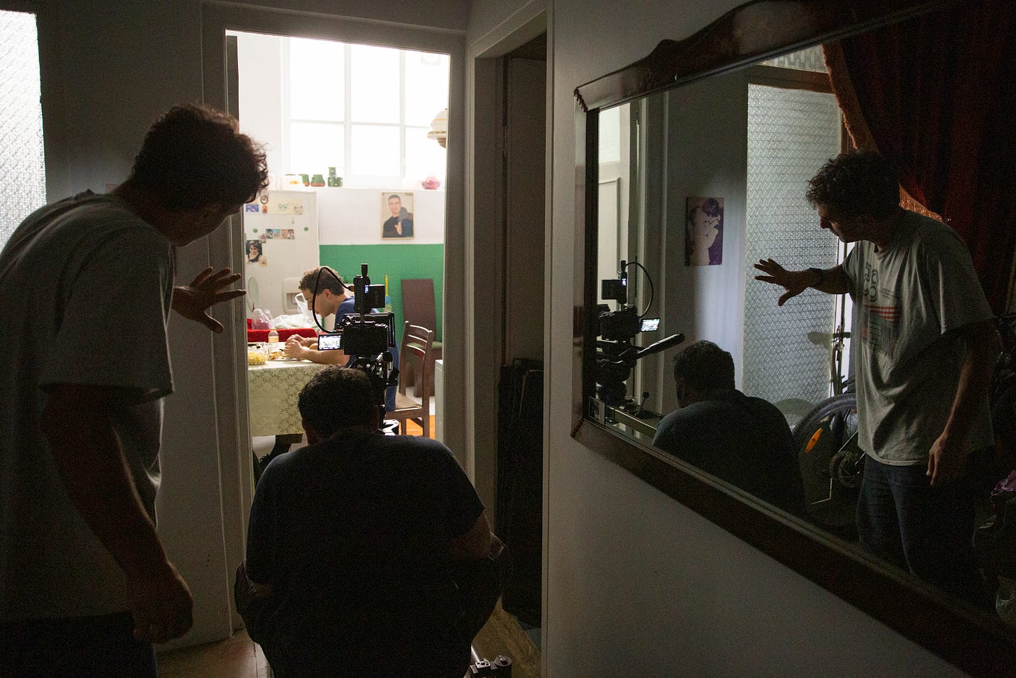 Behind-the-scenes photo from Inside Amir - Courtesy of Amir Azizi. Behind-the-scenes photo from Inside Amir - Courtesy of Amir Azizi.