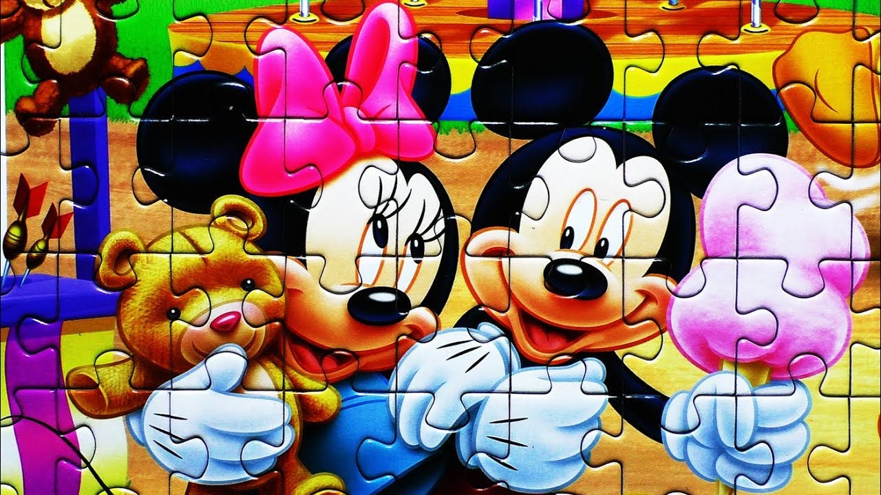 Kids Disney Puzzle MICKEY MOUSE Games Rompecabezas Play Jigsaw Puzzles De  Learning Activities Toys - YouTube