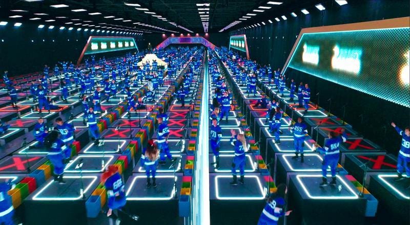 first location for 1000 contestants from Beast Games