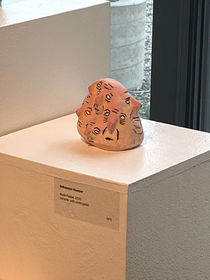 So I got to enter this piece at my student art show! He turned out pretty handsome. My goal is to get him in other shows galleries, exhibits. so the world can experience this piece of energy. 