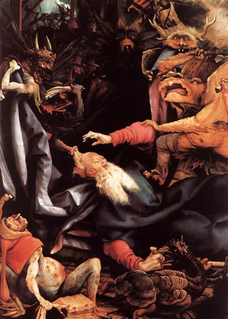 The Temptation of Saint Anthony - Grunewald - 1510 - 1515