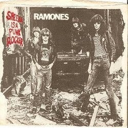 Ramones Sheena is a Punk Rocker 45 picture sleeve