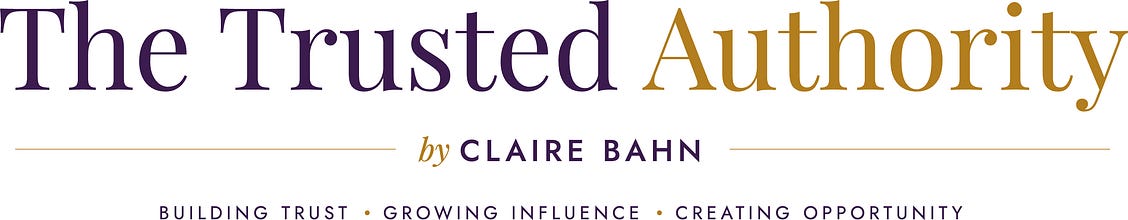 The Trusted Authority by Claire Bahn