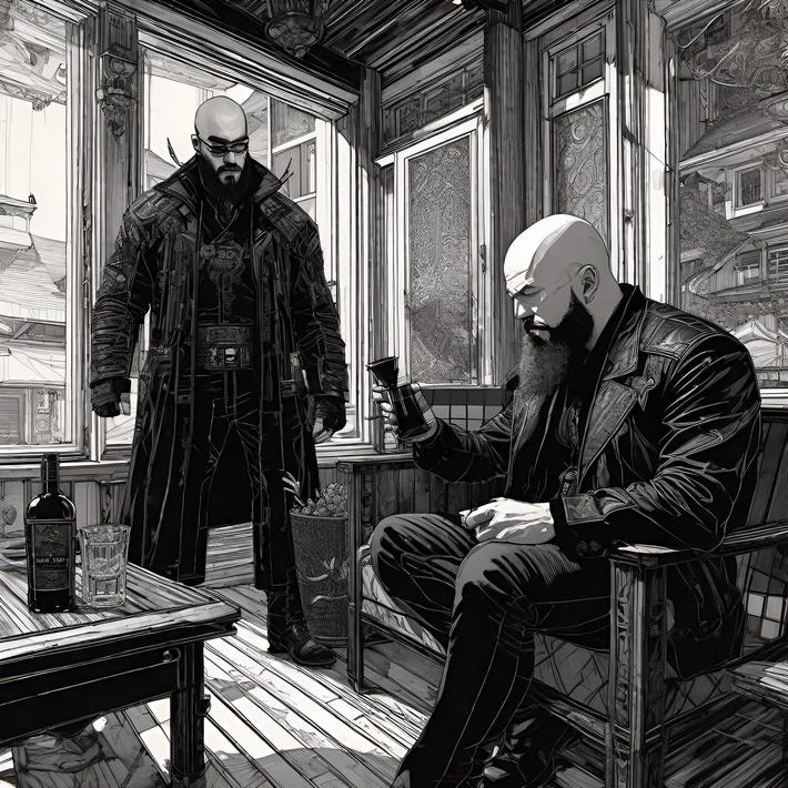 Cyberpunk Graphic Novel - and the devil died screaming