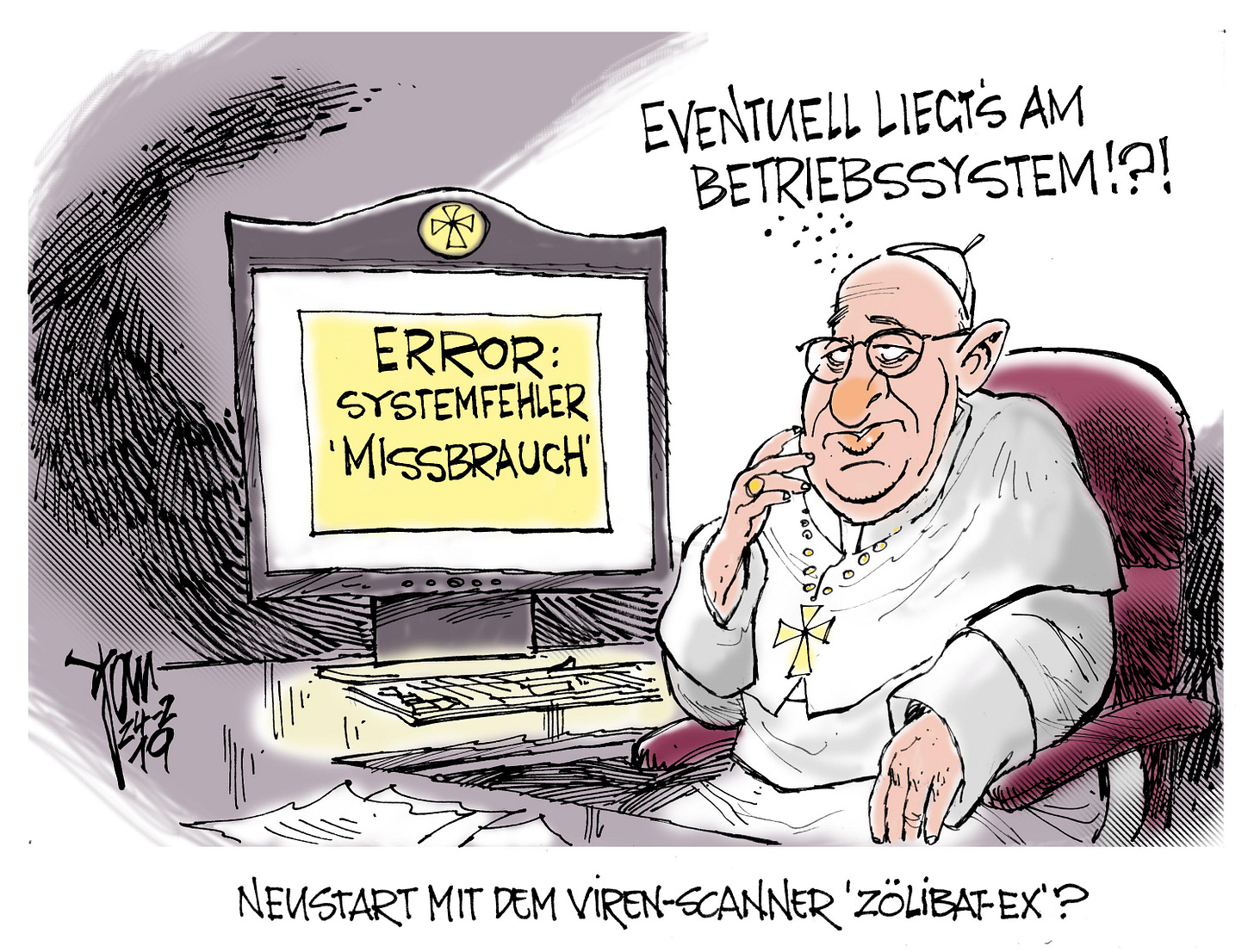 Missbrauch Archives - Janson-Karikatur