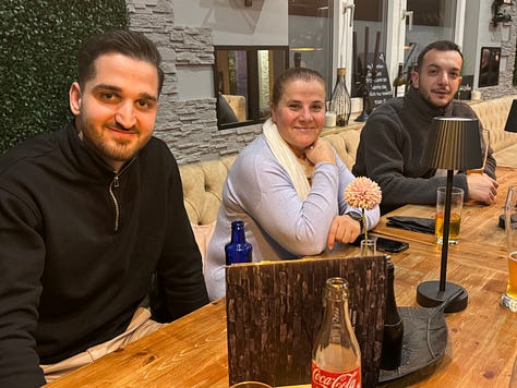 People in a restaurant