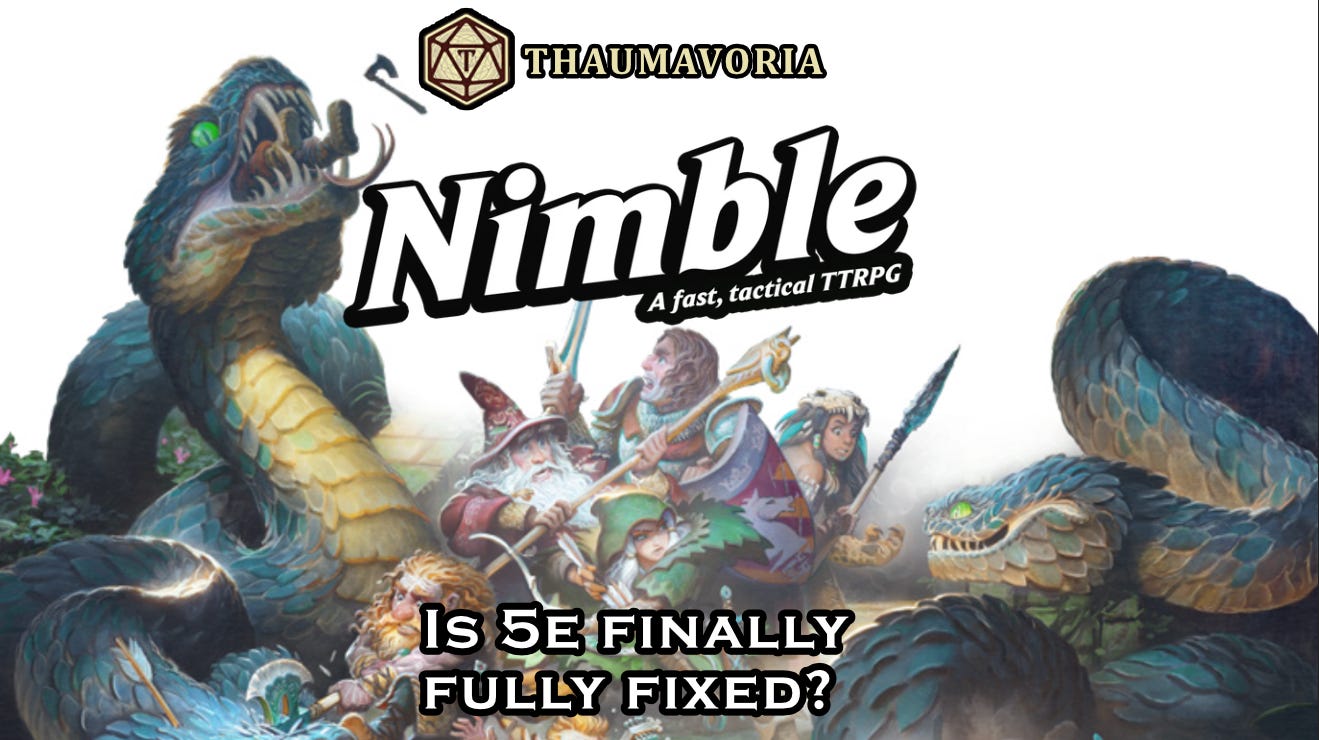 Nimble Character Races Death to Fiddliness: The Designer Making D&D Fast and Fun Again