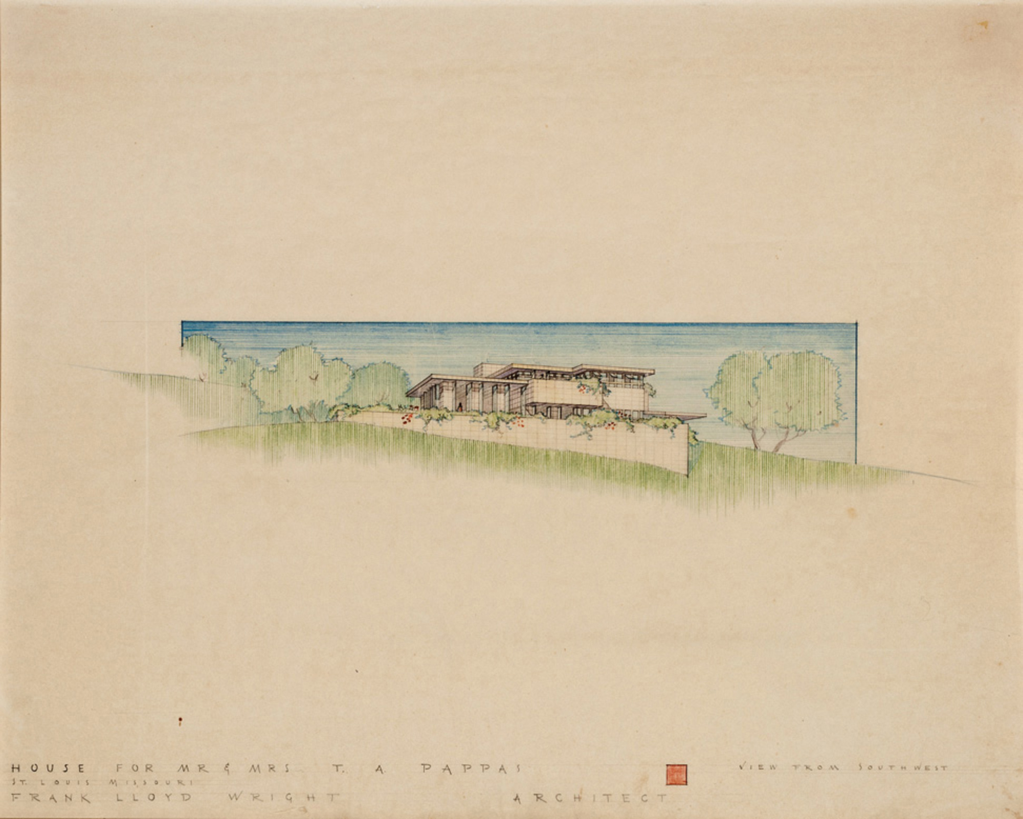 ART: Frank Lloyd Wright - by Michael Marshall Smith