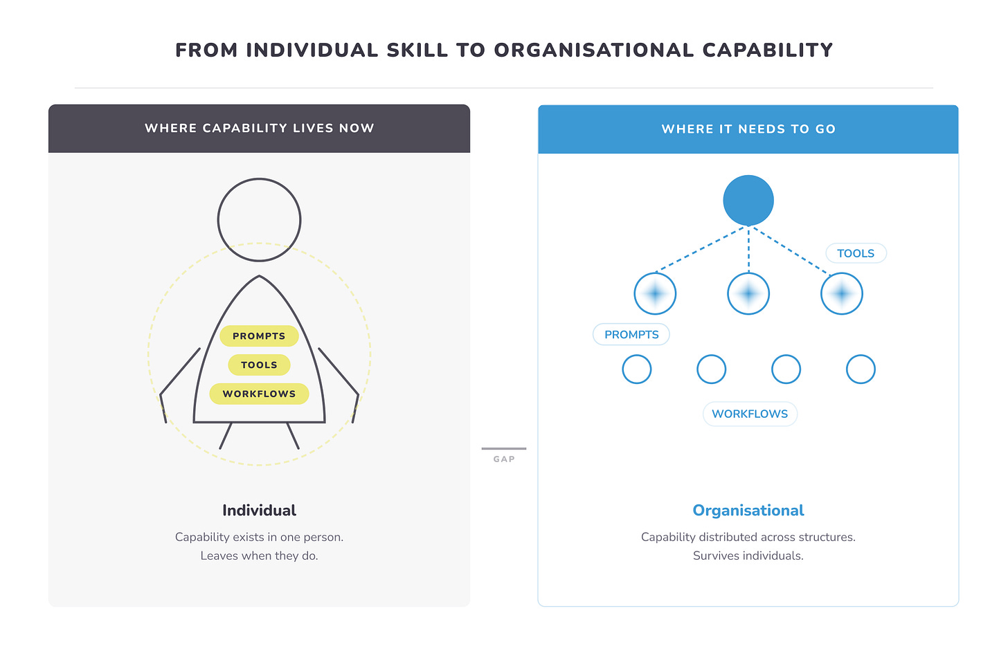From Individual Skill to Organisational Capability
