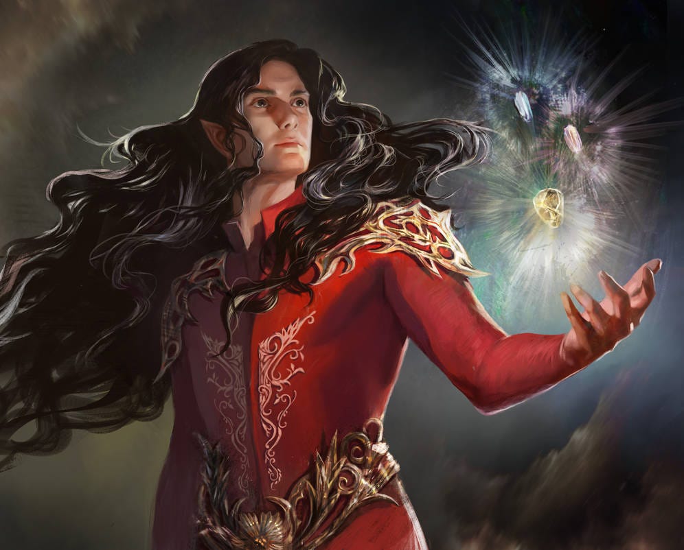 Feanor and the Silmarils by BellaBergolts on DeviantArt Feanor and the Silmarils by BellaBergolts on DeviantArt