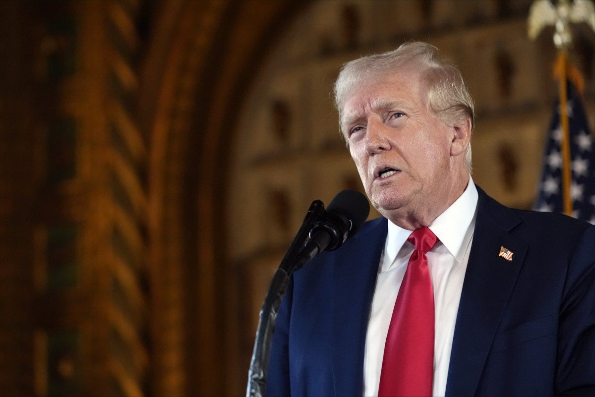 Republican presidential nominee former President Donald Trump 
