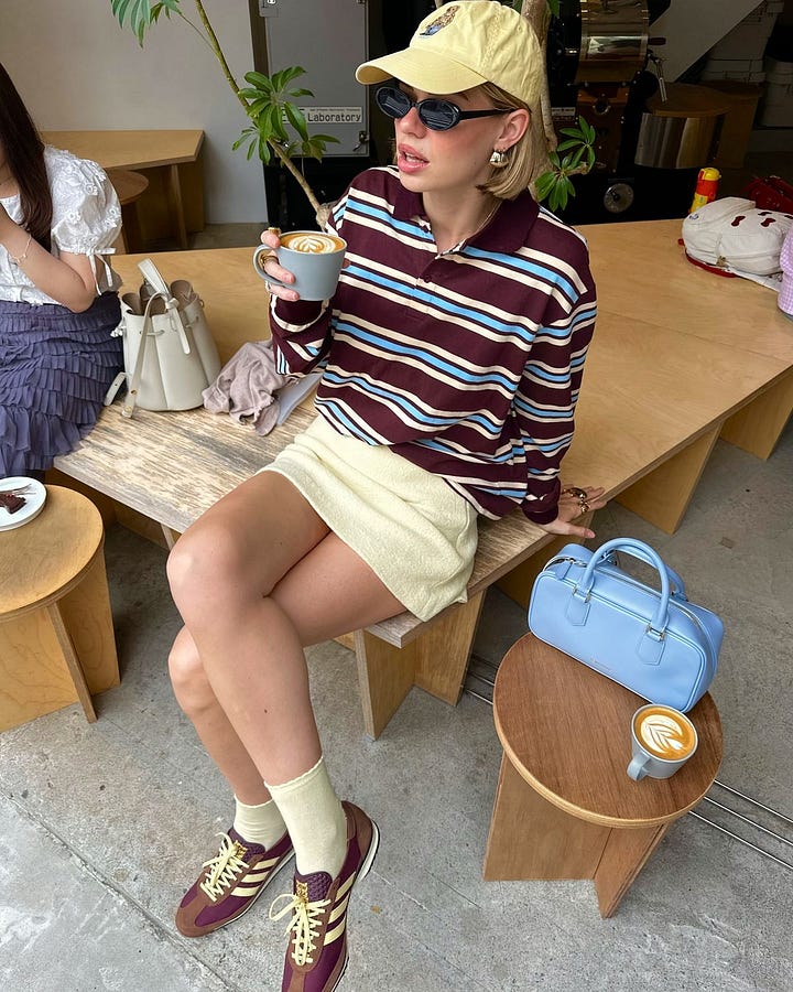 people wearing short skirts with Rugby shirt