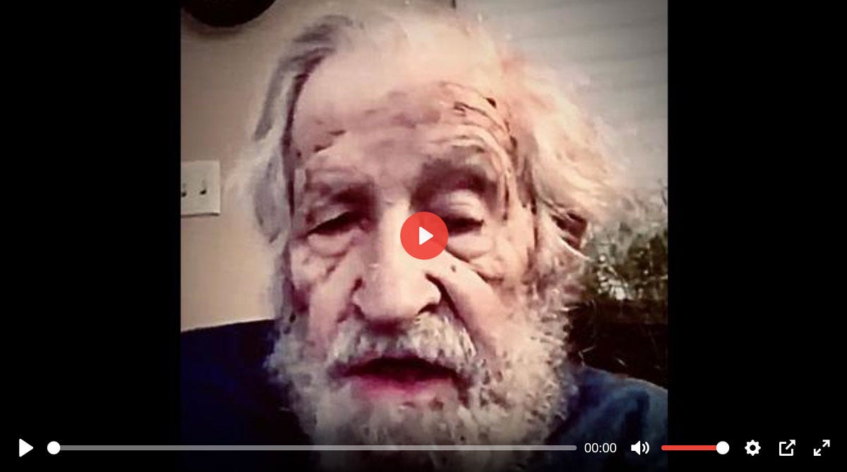 Noam Chomsky on the Unvaccinated