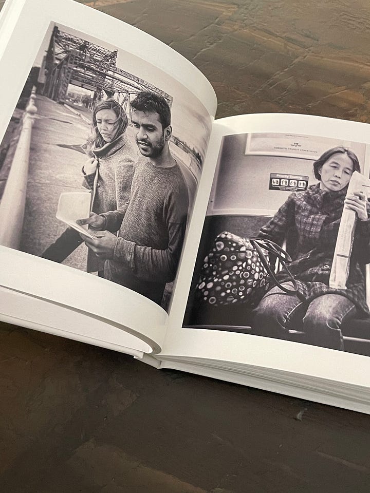 Toronto in Transit cover and sample page spread