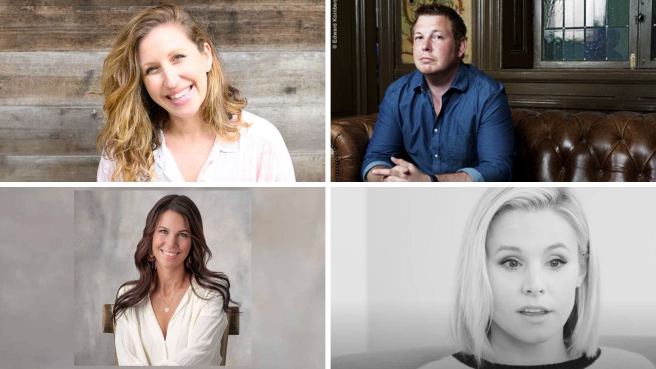 Amy Scher, Fredrik Backman, Cathleen King, Kristen Bell