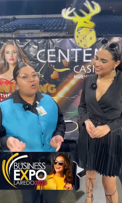 The Centenario Casino pitching at “Business Expo Laredo 2024”