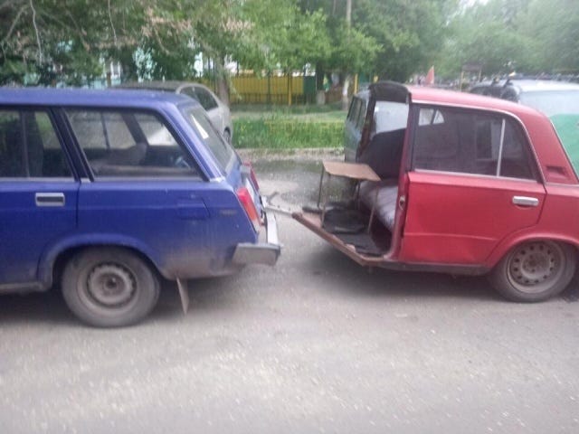 One And A Half Car From Russia | Vehicles