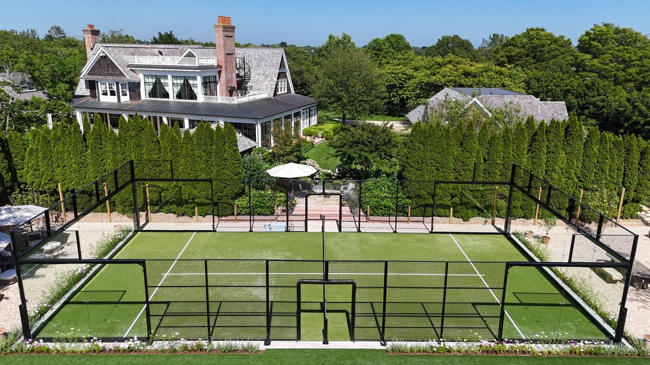 A private ASCE-7-compliant padel court from Sportsfield Specialities in the Hamptons A private ASCE-7-compliant padel court from Sportsfield Specialities in the Hamptons