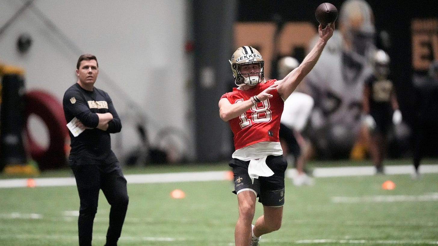 Former Iowa State QB Hunter Dekkers invited to Saints rookie minicamp,  looking to earn roster spot