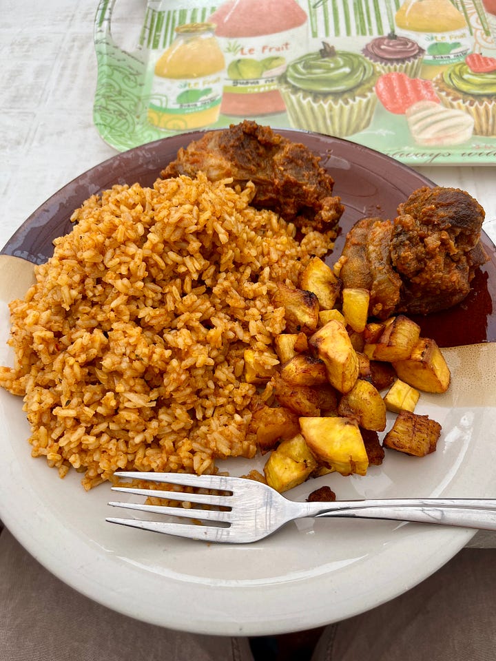 A gallery of three weeks in Nigeria so far involving, good eats, a delicious birthday cake, phenomenal ram meat, and so much more. 