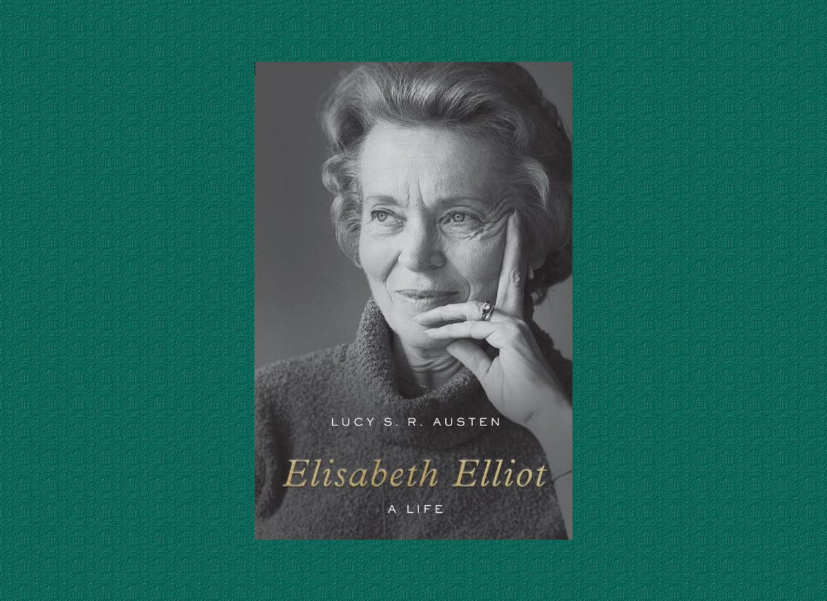 Cover of book featuring "Elisabeth Elliot