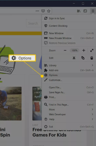 Mozilla firefox clear cache menu options button Mozilla firefox clear cache menu options button