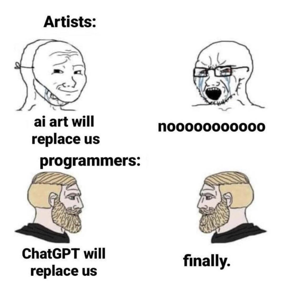 Finally. Thanks, AI. /s : r/ProgrammerHumor