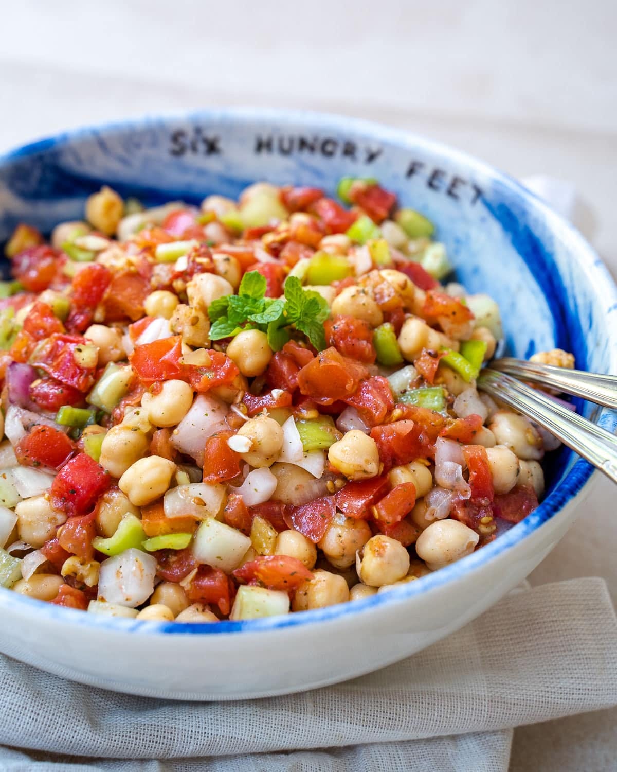 Middle Eastern Chickpea Salad