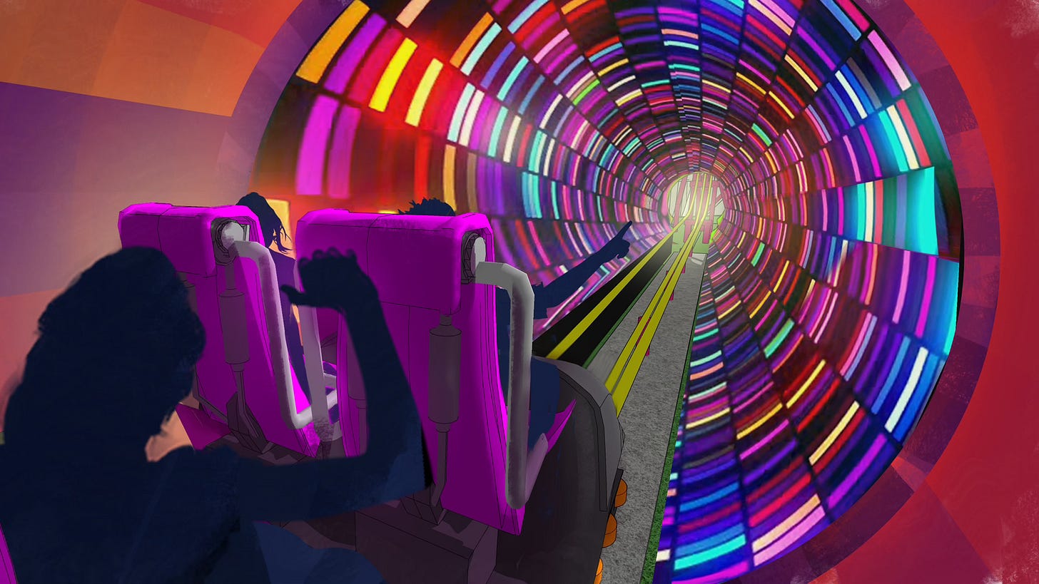 ThunderVolt coaster preview at Playland in Vancouver
