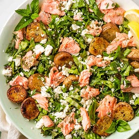 Herby Salmon and Potato Salad