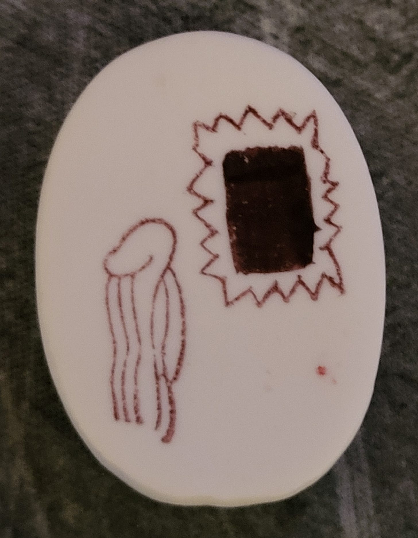 he Unknown Crone Stone—created by Carol Lee Campbell. he Unknown Crone Stone—created by Carol Lee Campbell.