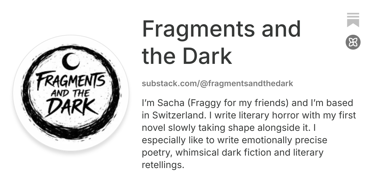 Fragments and the Dark | Substack