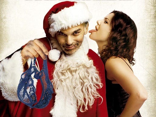 Bad Santa winner Lauren Graham Billy Bob Thornton Bad Santa winner Lauren Graham Billy Bob Thornton