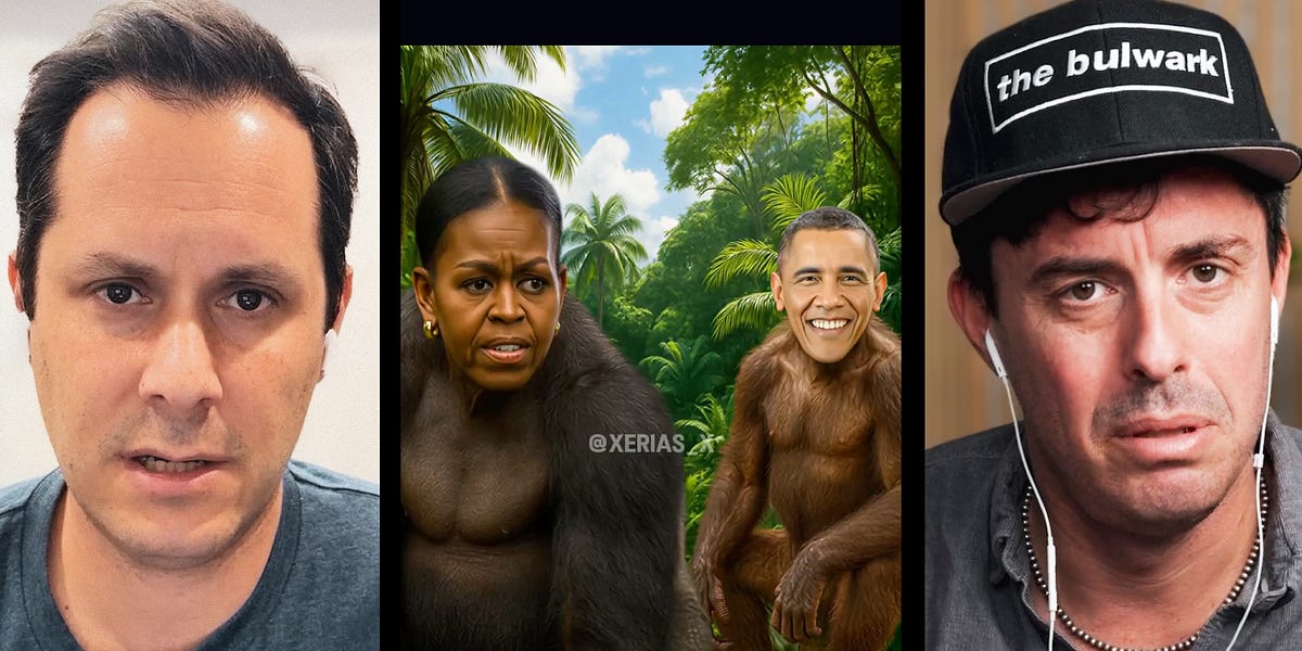 Trump Posts Racist Video Depicting Obamas as Apes